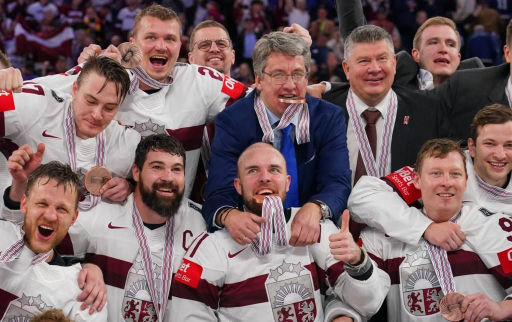 Сборная Латвии - бронза ЧМ