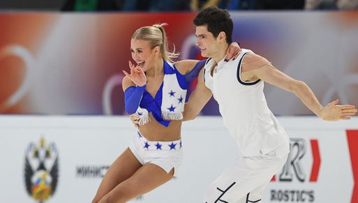 Итоги первого дня Гран-при по фигурному катанию в соревнованиях спортивных пар и в танцах на льду