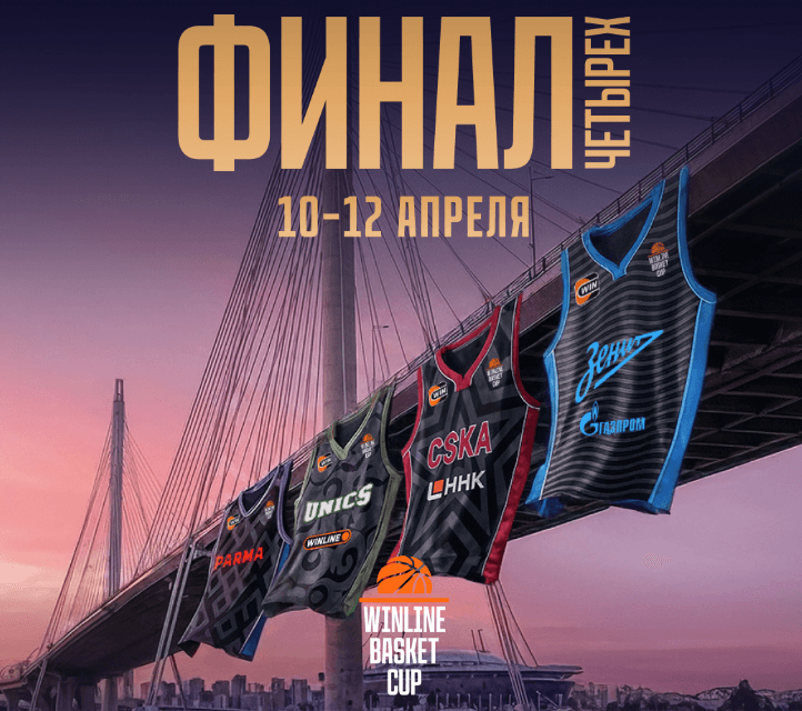 Баскетбол на уровень выше: в Санкт-Петербурге пройдет «Финал четырех» WINLINE Basket Cup