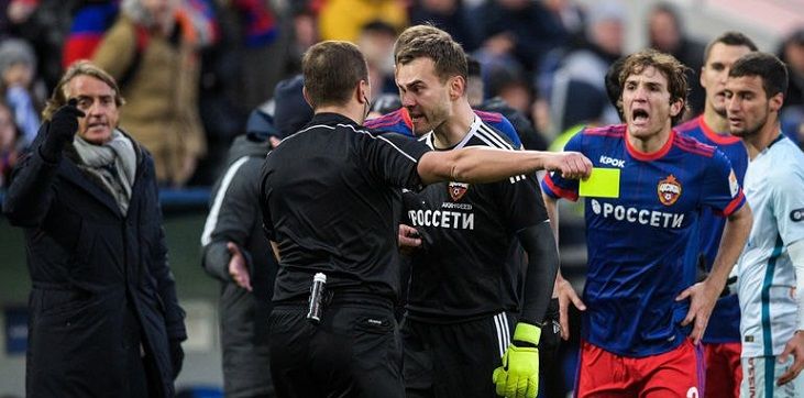 Лучшим в матче ЦСКА — «Зенит» был арбитр