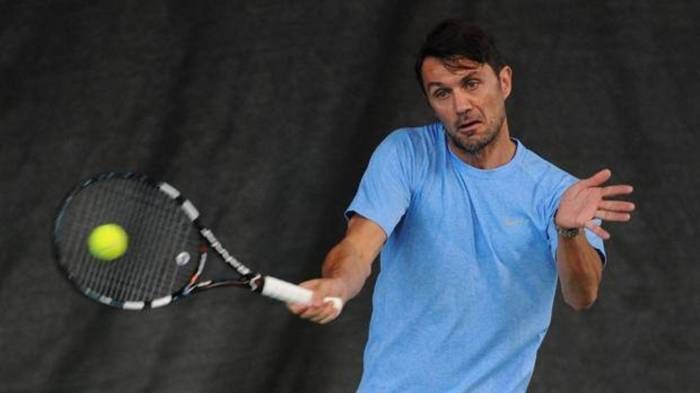 Паоло Мальдини дебютировал в профессиональном теннисе с поражения