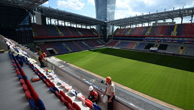 Строительство стадиона ЦСКА завершено, станция метро ─ на 70 процентов Строительство стадиона ЦСКА завершено, станция метро ─ на 70 процентов