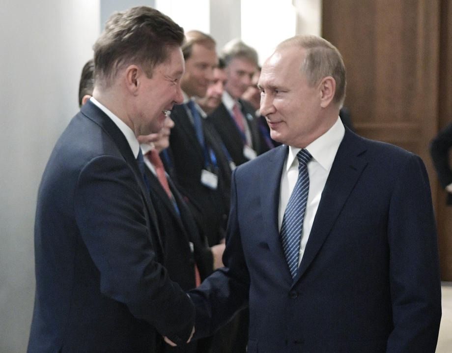 Путин присвоил Миллеру звание Герой труда Путин присвоил Миллеру звание Герой труда
