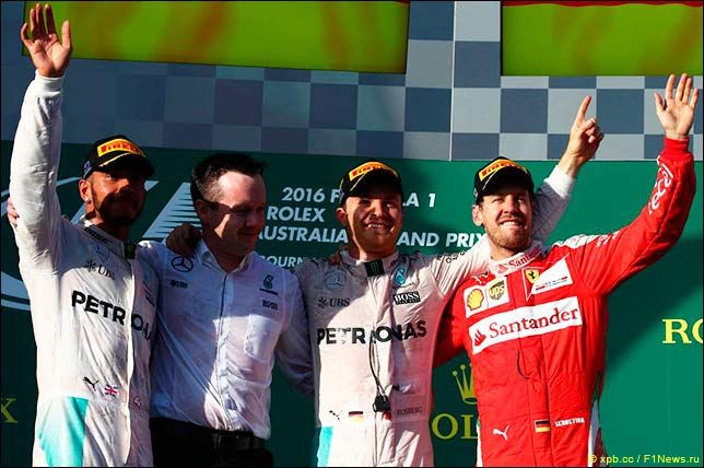 Нико Росберг выиграл первую гонку Формулы 1 в Мельбурне