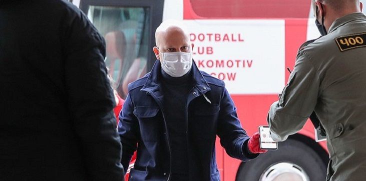 Автобус с игроками «Локомотива» попал в ДТП