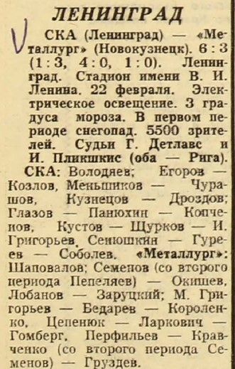 Константин Меньшиков – рекордсмен СКА