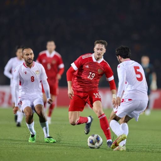 Сборная России не смогла обыграть команду Таджикистана