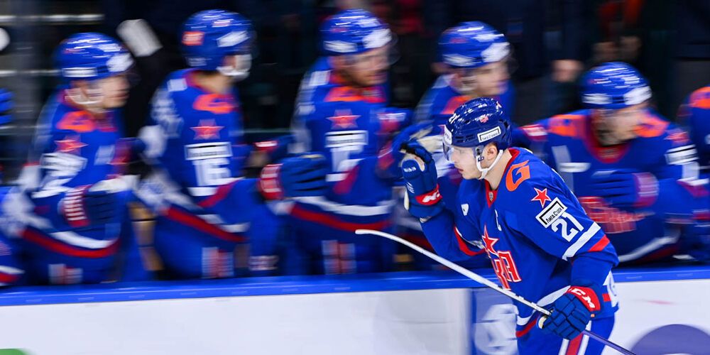 СКА одержал девятую победу подряд в КХЛ, обыграв московское «Динамо»