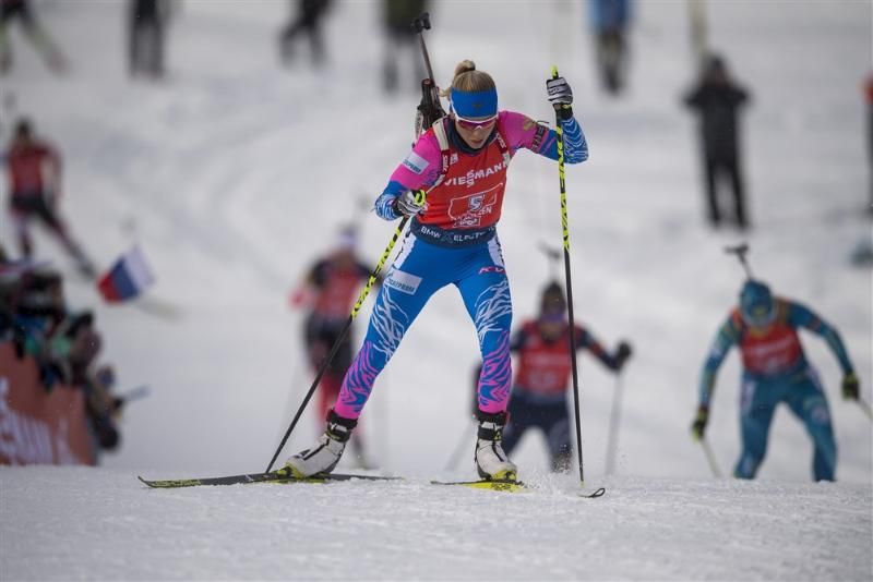 Сливко выиграла масс-старт на чемпионате России в Ижевске