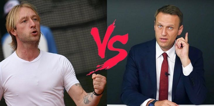 Плющенко потребовал не трогать его жену и сына, вызвав Навального на дуэль