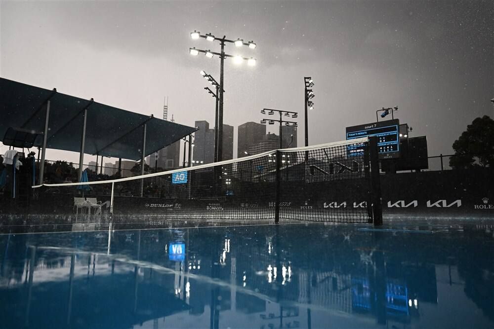 Australian Open приостановлен из-за погодных условий