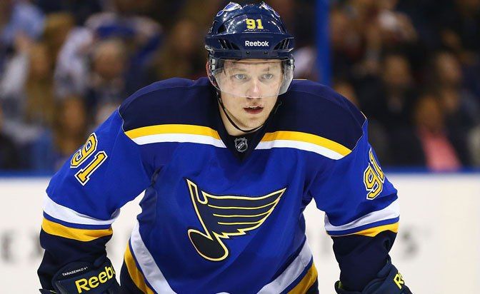 Владимир Тарасенко отметился юбилейной шайбой в НХЛ Владимир Тарасенко отметился юбилейной шайбой в НХЛ