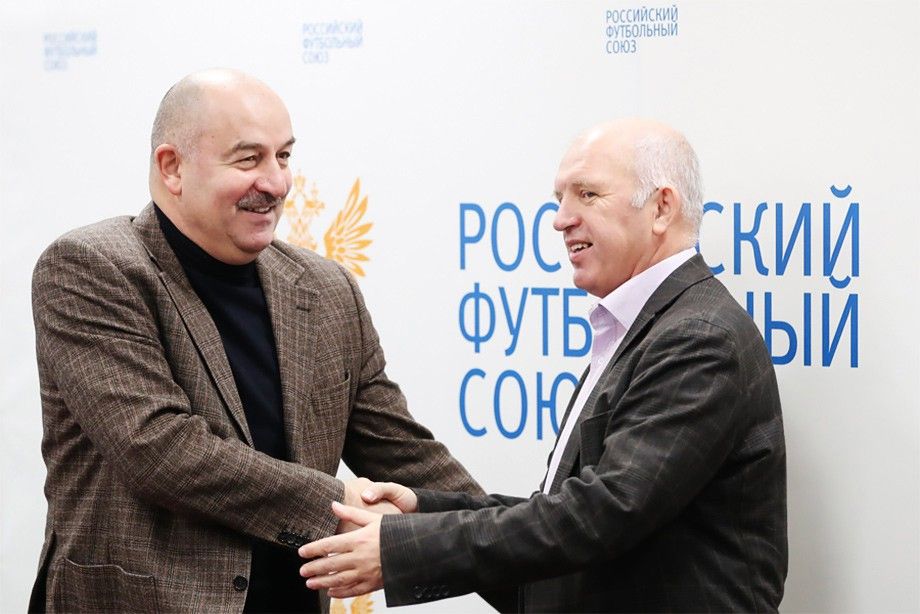 Станислав Черчесов и Андрей Лексаков
