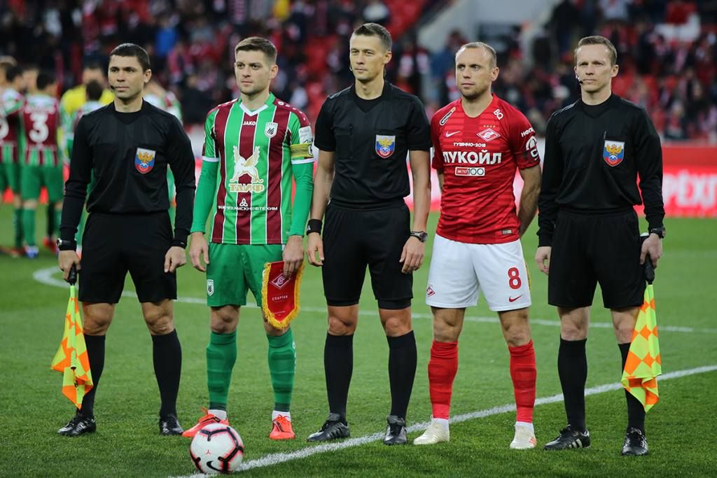 Василий Казарцев на матче «Спартака»