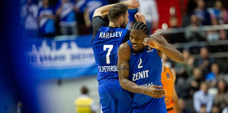 «Зенит» обыграл «Калев». Четыре игрока набрали по 17 очков