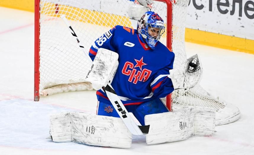 Вратарь СКА Серебряков: Оценю игру команды в сезоне на четыре с минусом