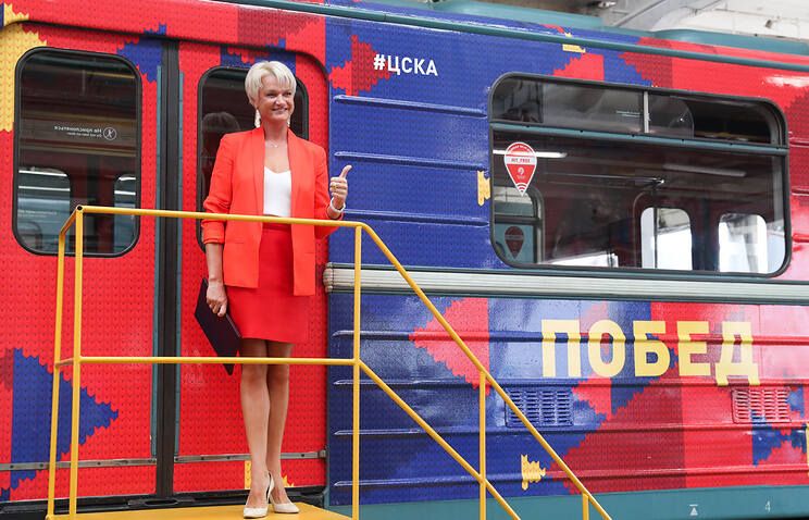 Именной состав ЦСКА запущен в московском метро Именной состав ЦСКА запущен в московском метро
