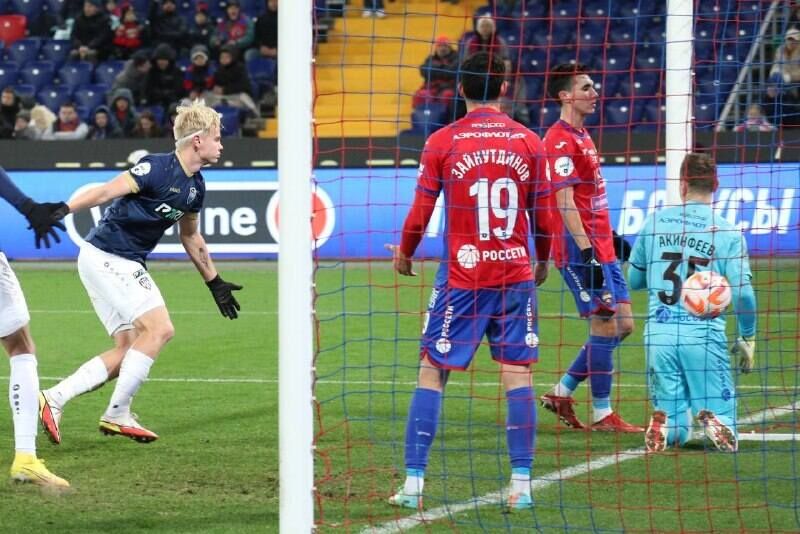 «Пари НН» один раз ударил по воротам ЦСКА и одержал победу