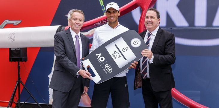 KIA предоставила автомобили организаторам Australian Open