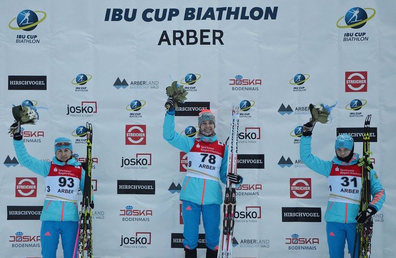 Россиянки взяли весь пьедестал на кубке IBU