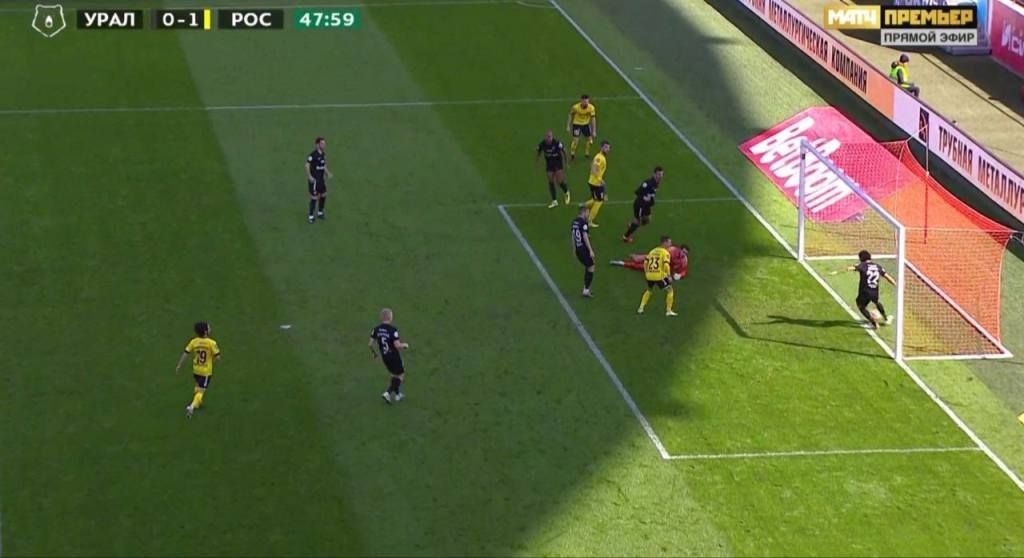 Мяч пересек линию ворот