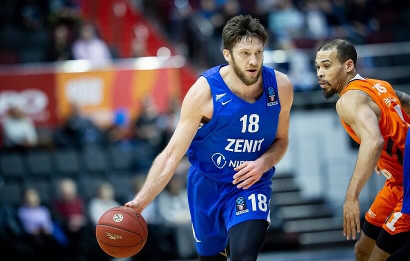 19 очков Карасева помогли «Зениту» обыграть «Цедевиту»
