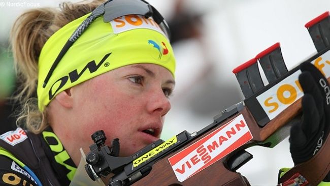 Дорен-Абер выиграла спринт на этапе Кубка мира в Поклюке