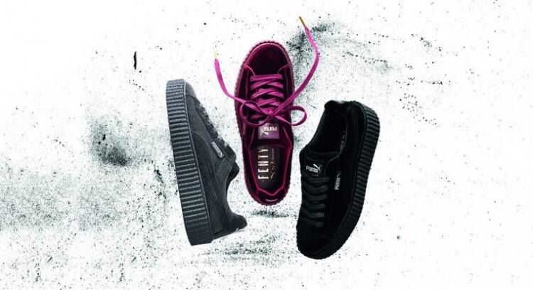 В декабре в магазинах появятся бархатные криперы Fenty Puma by Rihanna