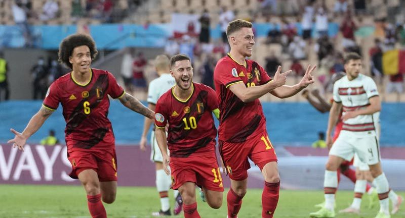 Сборная Бельгии победила действующего чемпиона Европы Португалию и вышла в четвертьфинал