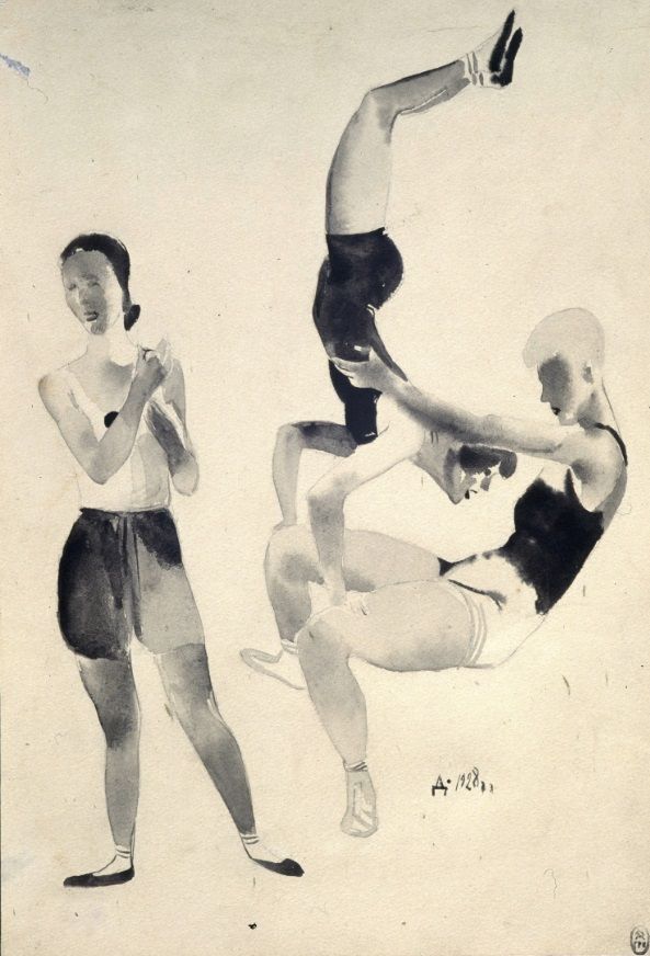 Александр Дейнека «Физкультурник», 1928.jpg