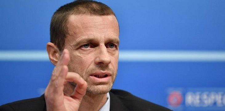 Президент УЕФА назвал три варианта завершения чемпионатов «Большой пятерки»