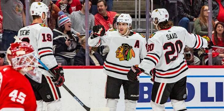 НХЛ сегодня: Тэйвз отдал передачу, лежа на животе, и Кейн забил тридцатую шайбу в сезоне