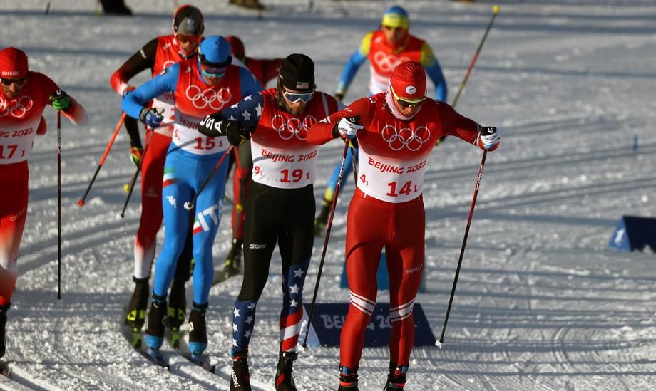 Большунов и Терентьев завоевали бронзу в командном спринте на Олимпийских играх в Пекине