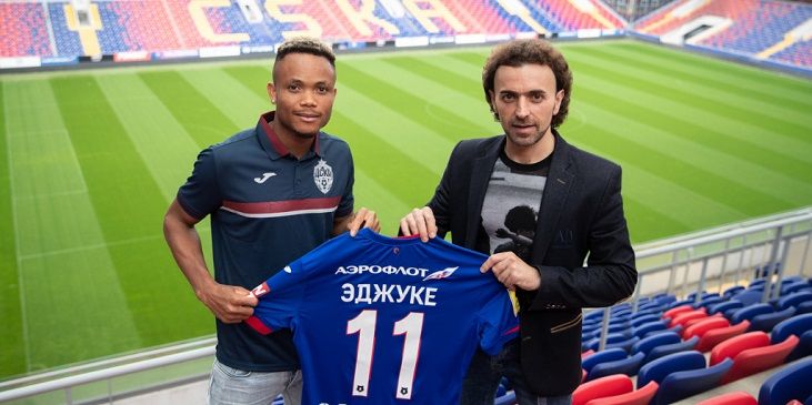 ЦСКА объявил о переходе нигерийца Эджуке