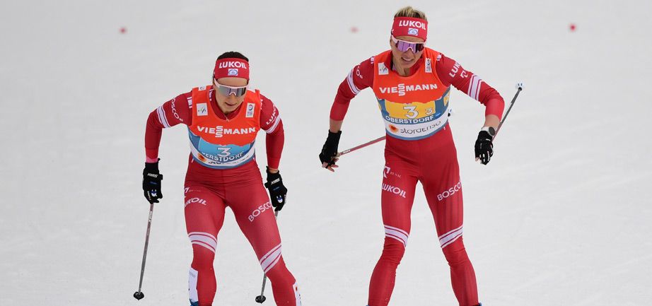 Сборная России завоевала серебро в женской эстафете чемпионата мира