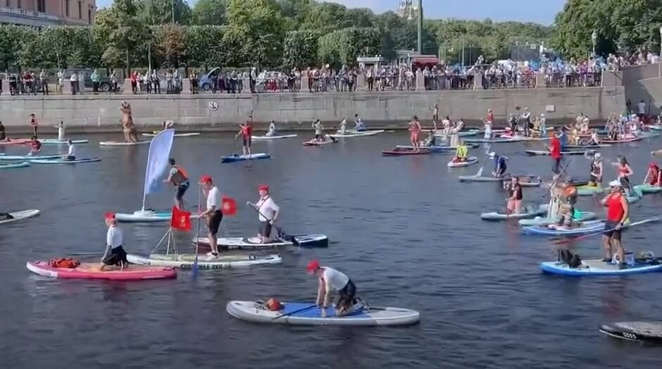 «Территория спорта. День за Днем». Сапсерфинг на водоемах Петербурга
