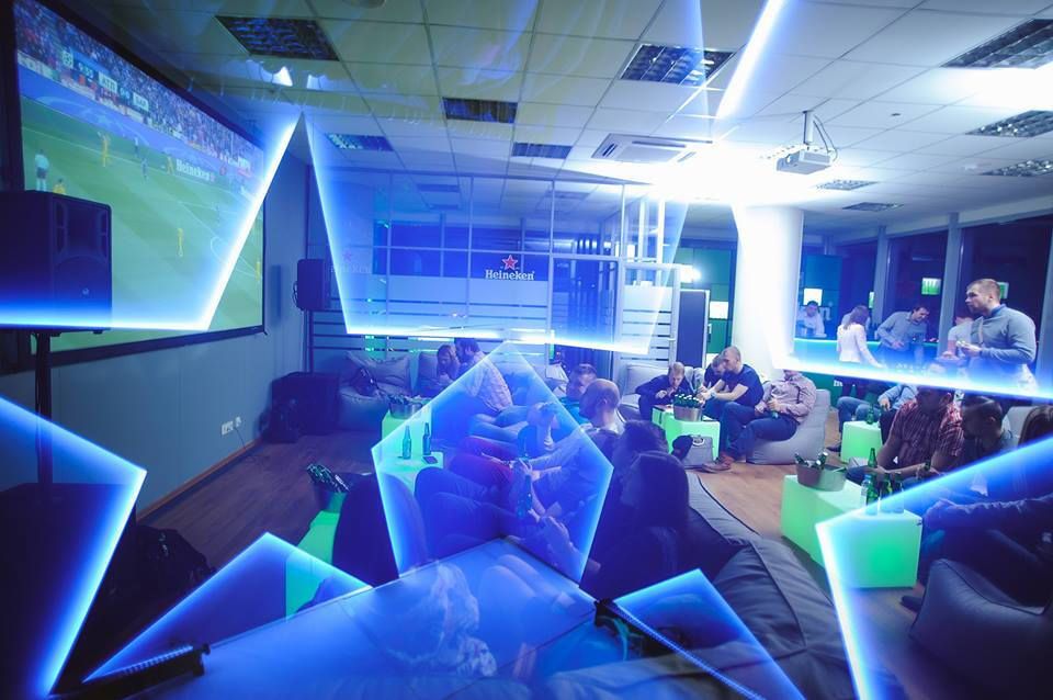 В Санкт-Петербурге открылся Skyroom с трансляциями матчей Лиги чемпионов