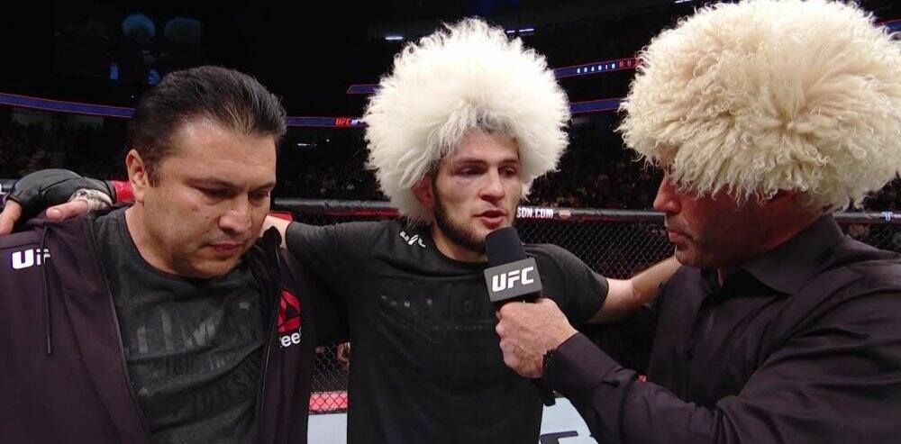 Отец Нурмагомедова рассказал о подготовке Хабиба к бою с Порье Отец Нурмагомедова рассказал о подготовке Хабиба к бою с Порье