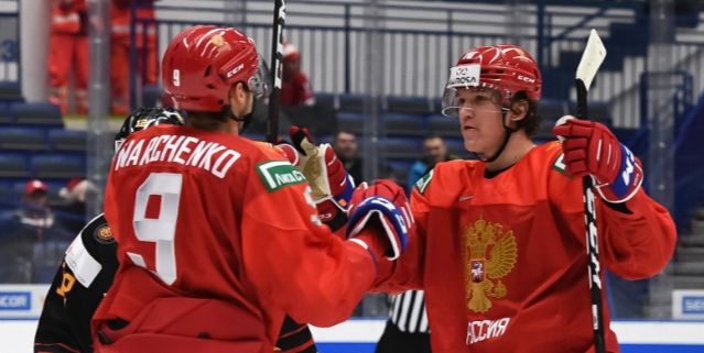Сборная России вышла в четвертьфинал МЧМ, разгромив немцев