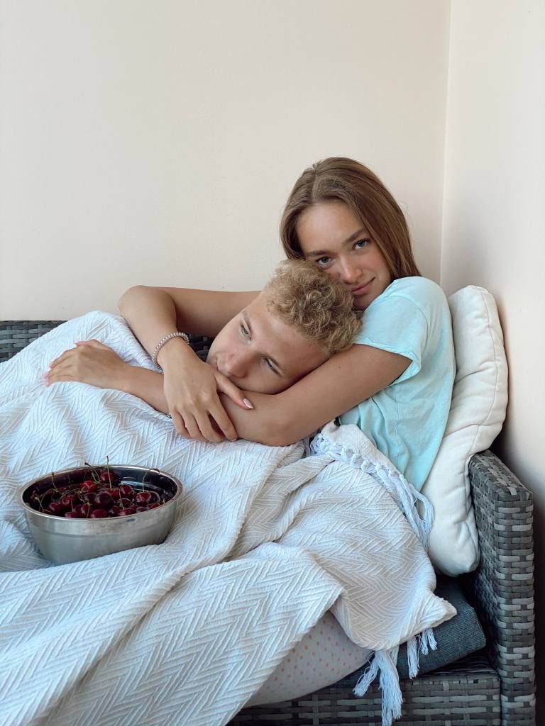 Даниил Шамкин с невестой