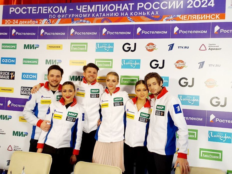 Степанова и Букин в третий раз в карьере выиграли титул чемпионов России