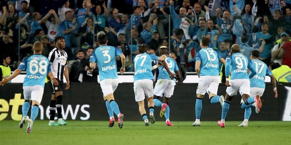 «Наполи» вместе с Кварацхелией стал чемпионом Италии-2023 «Наполи» вместе с Кварацхелией стал чемпионом Италии-2023