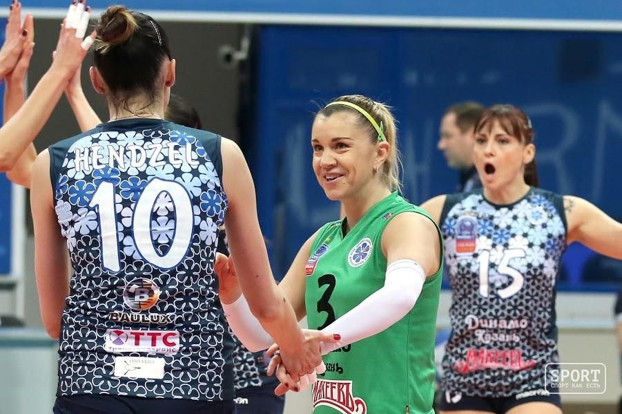 Казанское «Динамо» вышло в «финал четырех» женской Лиги чемпионов