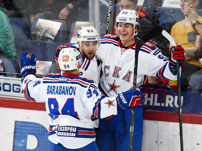 Хоккеисты СКА прибыли в расположение сборной России