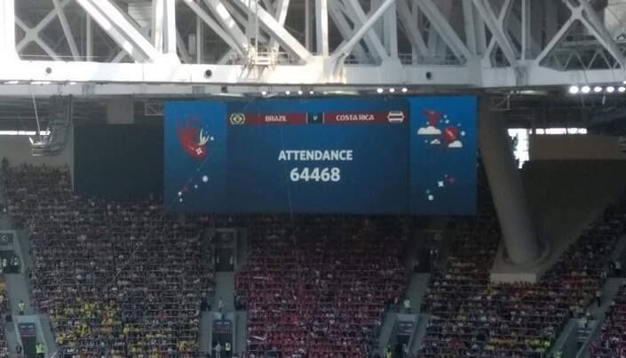 Почти 450 тысяч зрителей посетили матчи ЧМ в Петербурге