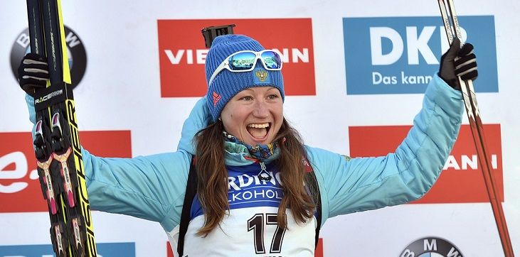 Подчуфарова с двумя промахами финишировала восьмой в Антхольце