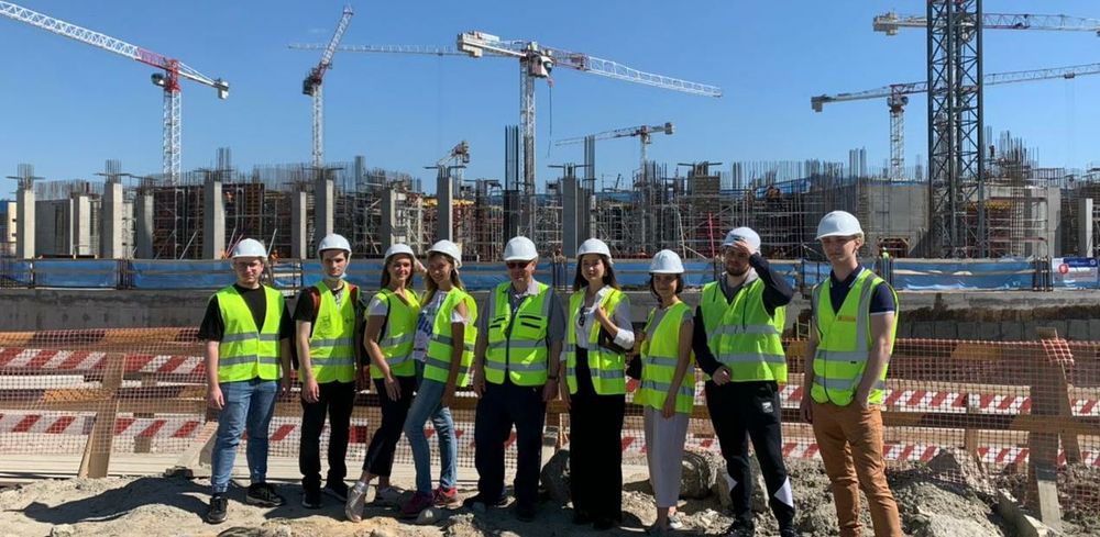 Студенты СПбГАСУ посетили стройплощадку «СКА Арены»