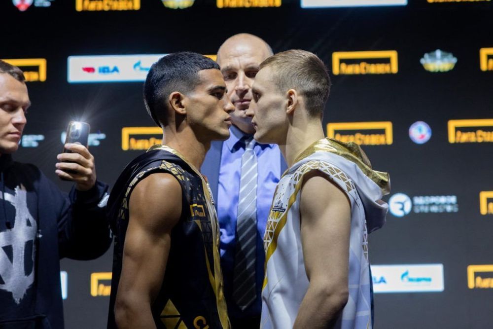 Итоги церемонии взвешивания турнира «Ночь чемпионов IBA» в Серпухове Итоги церемонии взвешивания турнира «Ночь чемпионов IBA» в Серпухове