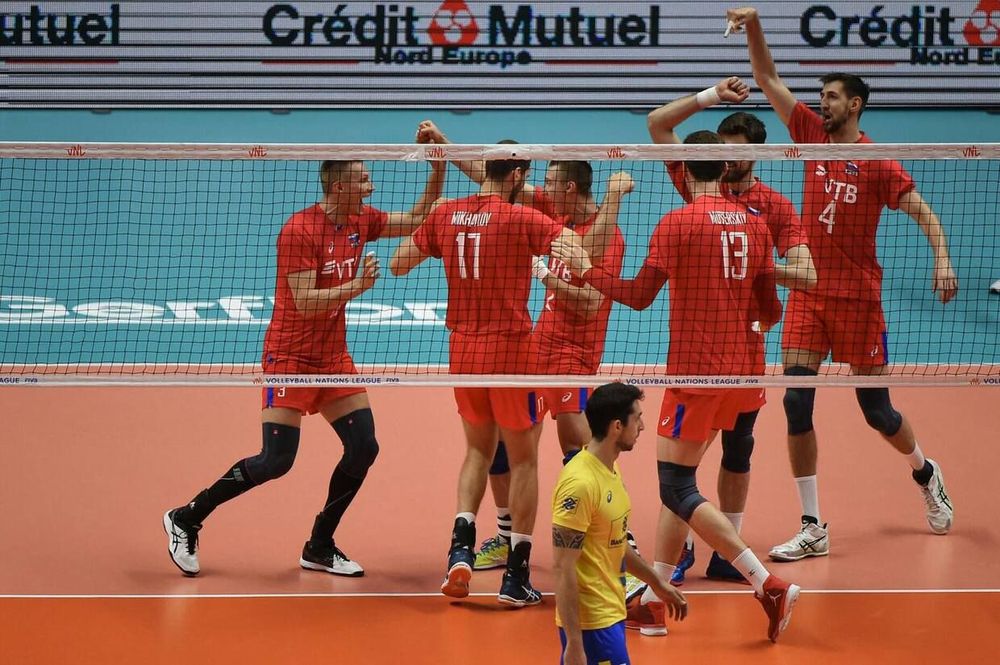 Сборная России по волейболу вышла в финал Лиги наций