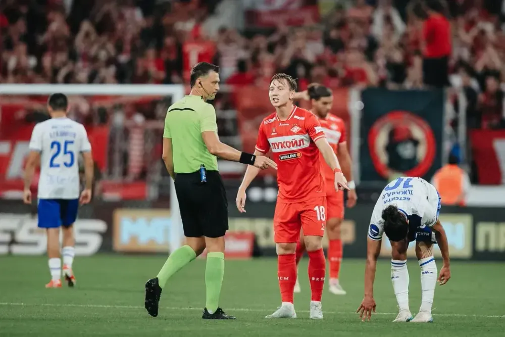 «Спартак» отправил запрос в ЭСК РФС по 5 эпизодам матча 1-го тура РПЛ с «Динамо» Мх «Спартак» отправил запрос в ЭСК РФС по 5 эпизодам матча 1-го тура РПЛ с «Динамо» Мх